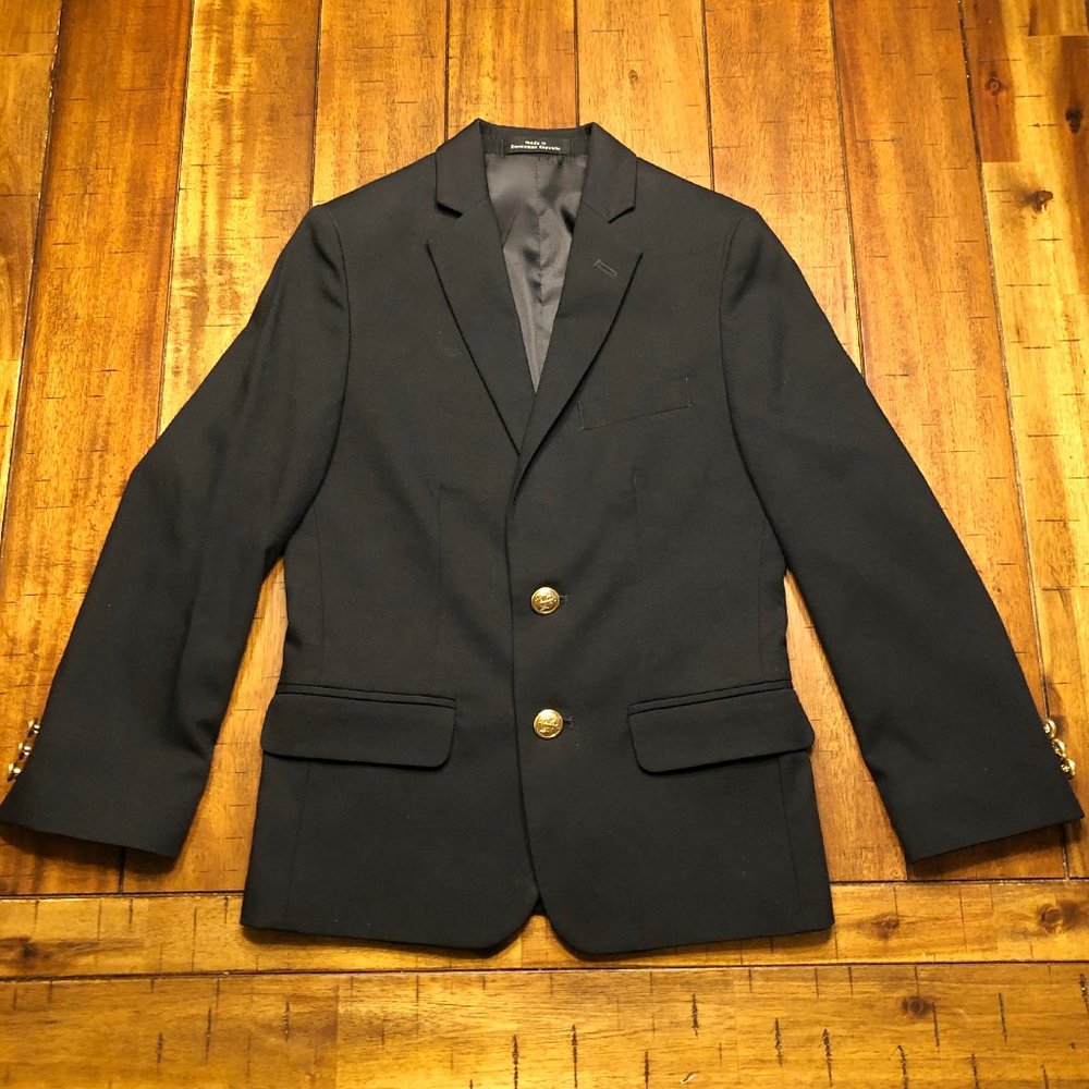 Boy's Calvin Klein Navy Blazer. 8